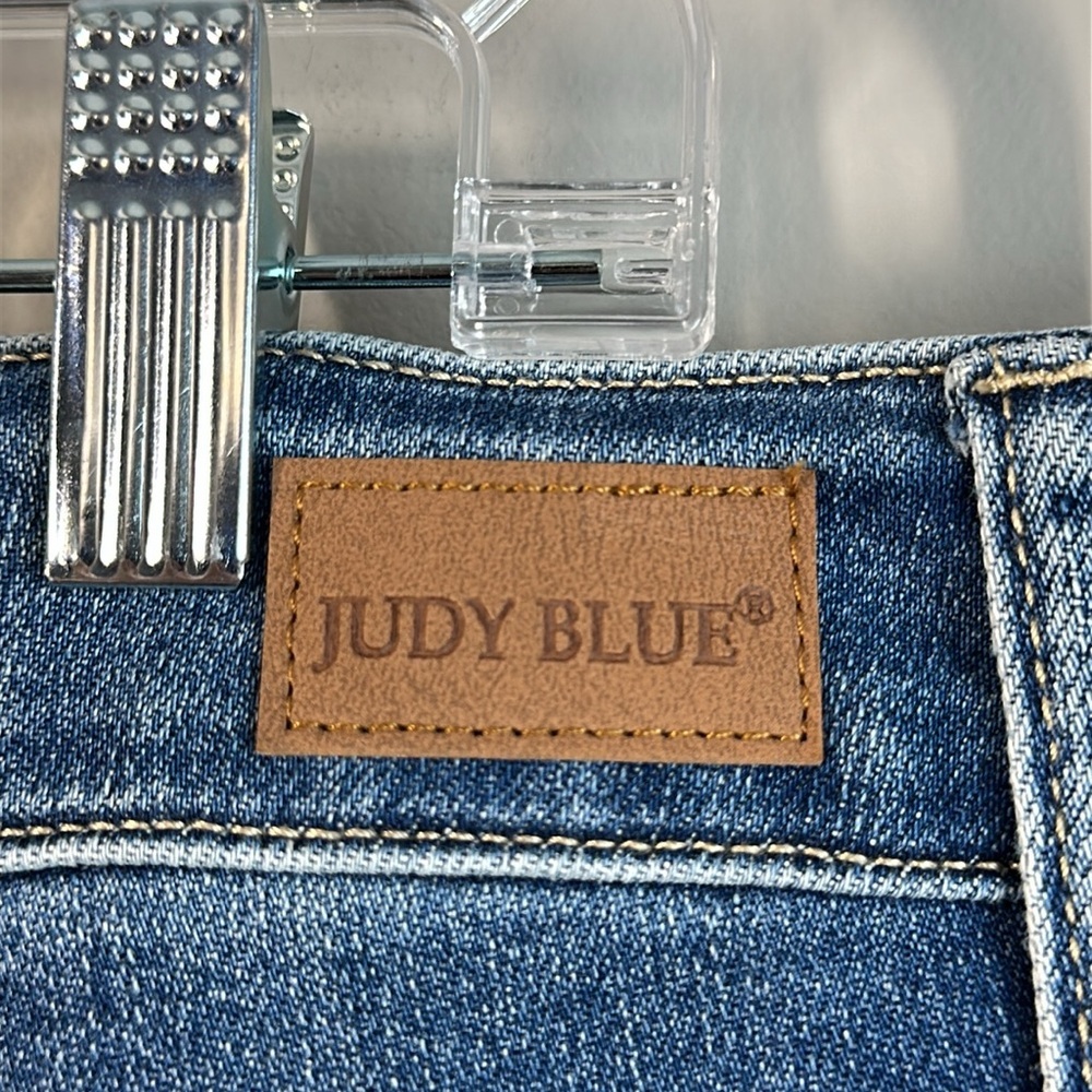 Judy Blue Skylar High Waist Hem Detail Skinny Jeans Size 24W - Picture 13 of 16
